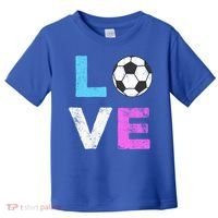 Love Soccer American Team Fan Gift Toddler T-Shirt thumb 0