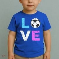 Love Soccer American Team Fan Gift Toddler T-Shirt thumb 2