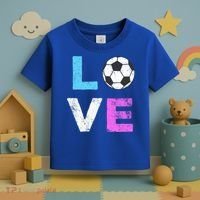 Love Soccer American Team Fan Gift Toddler T-Shirt thumb 3