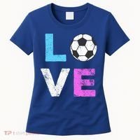 Love Soccer American Team Fan Gift Women's T-Shirt thumb 0