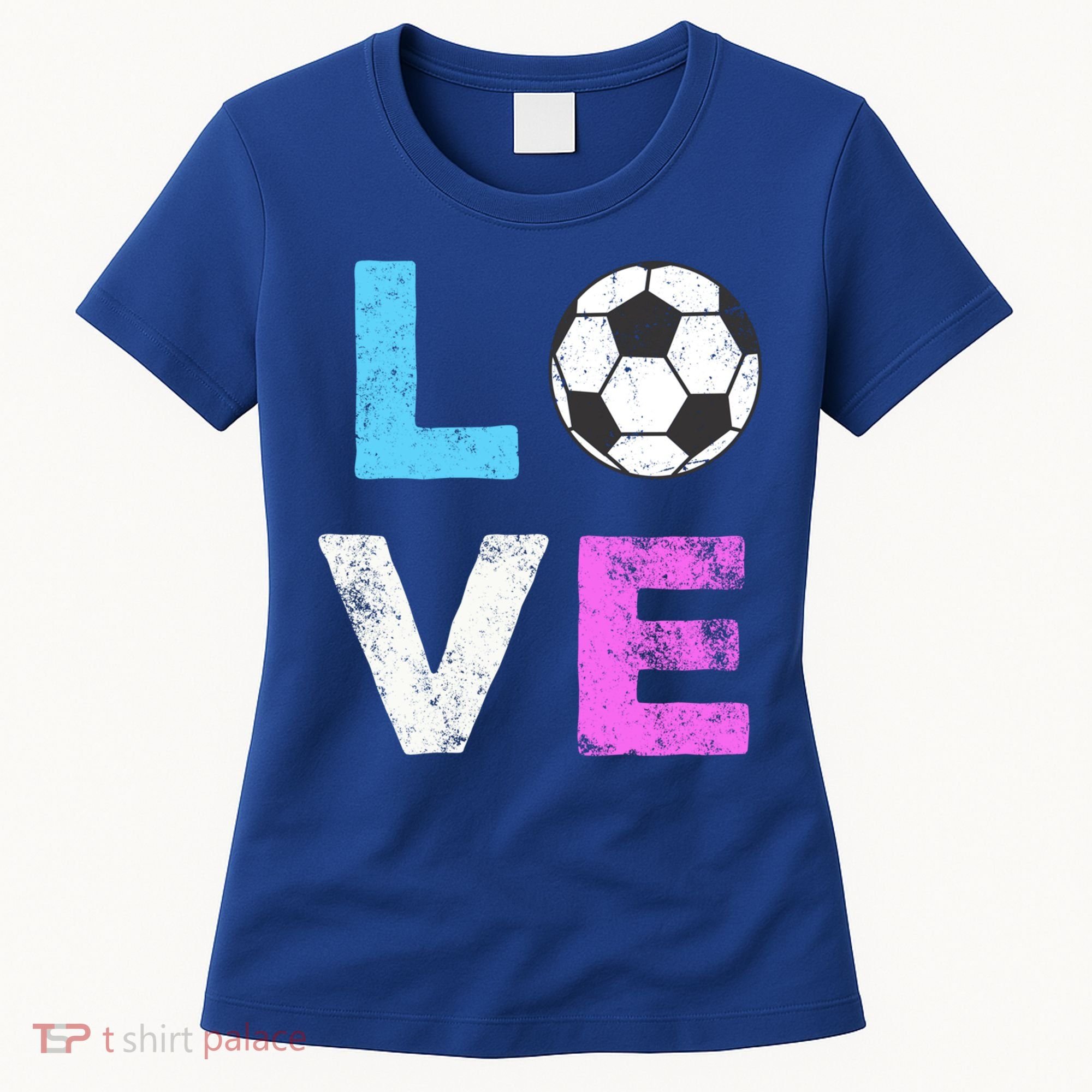 Love Soccer American Team Fan Gift Women's T-Shirt