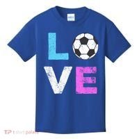Love Soccer American Team Fan Gift Kids T-Shirt thumb 0