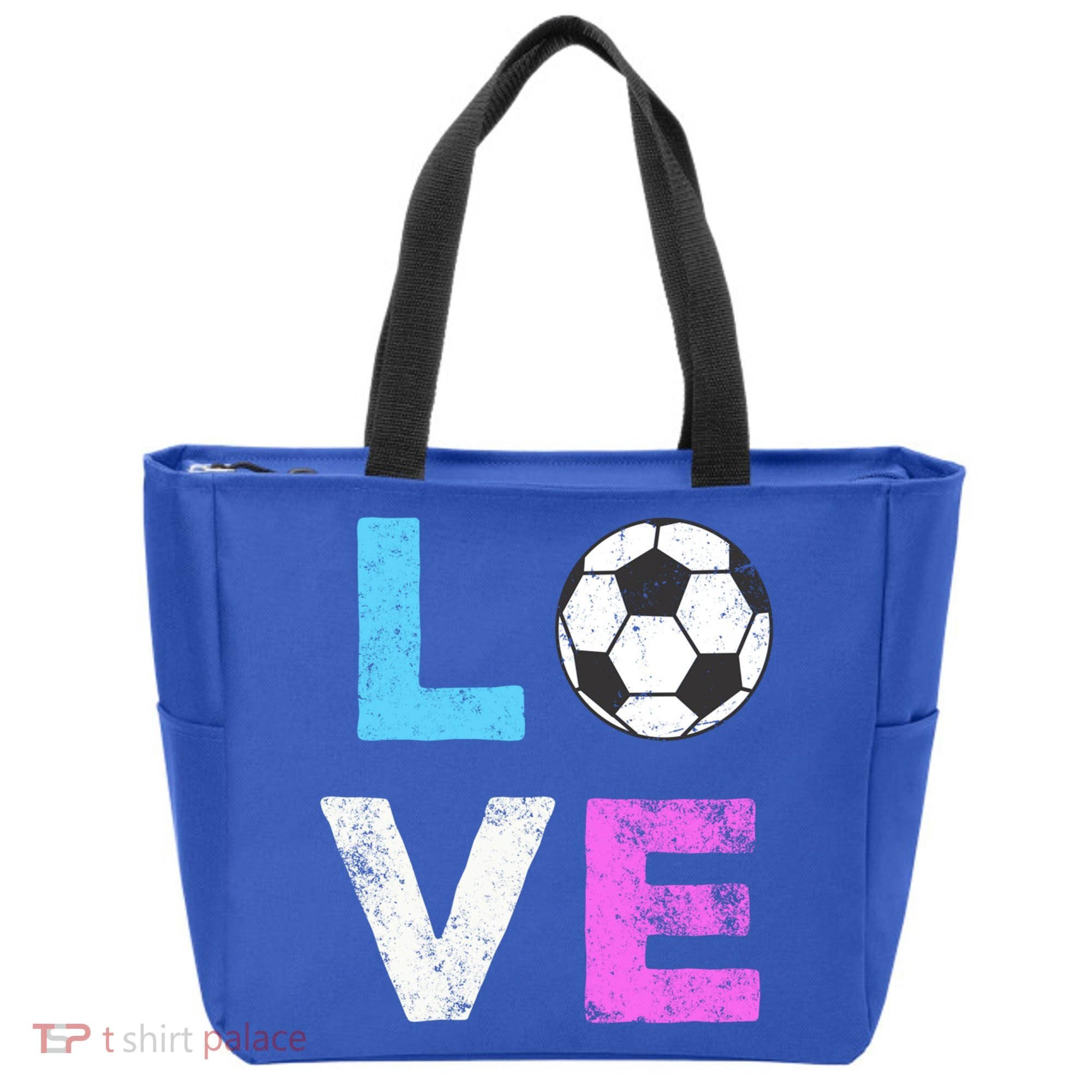 Love Soccer American Team Fan Gift Tote Bag