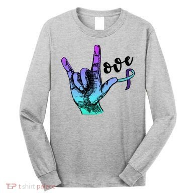 Love Suicide Awareness Sign Language Long Sleeve Shirt