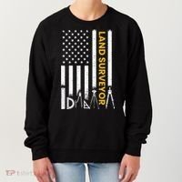 Land surveyor American Flag funny land surveyor Women's Sweatshirt thumb 0
