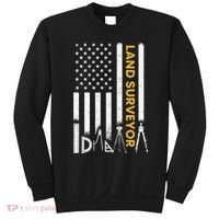 Land surveyor American Flag funny land surveyor Sweatshirt thumb 0