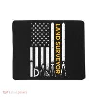 Land surveyor American Flag funny land surveyor Mousepad thumb 0