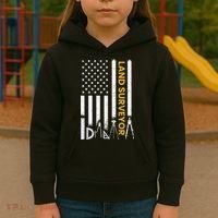 Land surveyor American Flag funny land surveyor Kids Hoodie thumb 3
