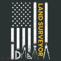 Land surveyor American Flag funny land surveyor Infant Baby Jersey Bodysuit thumb 2