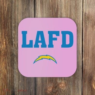 Lafd Style Blue Coaster