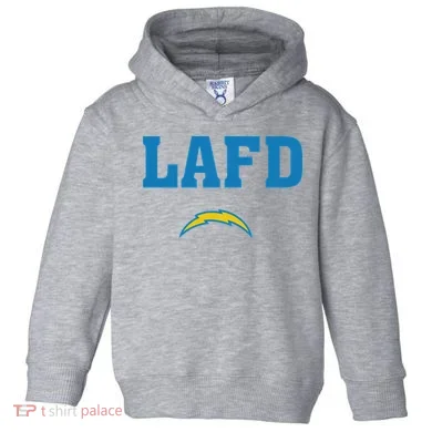 Lafd Style Blue Toddler Hoodie