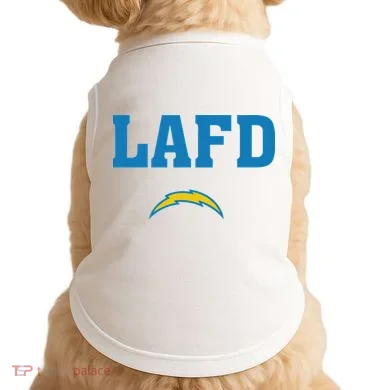 Lafd Style Blue Doggie Tank