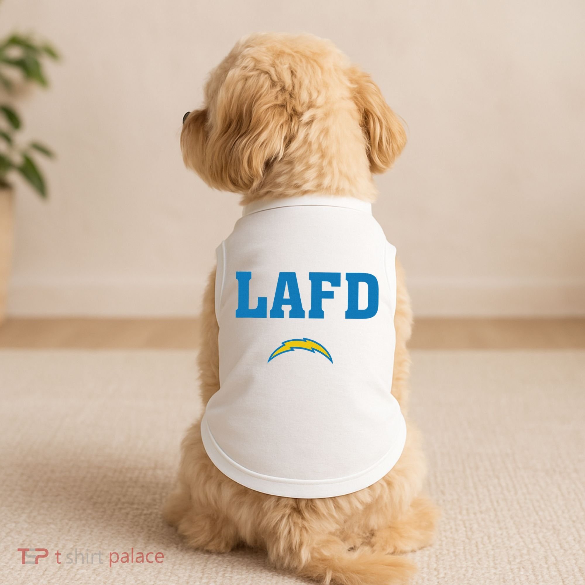 Lafd Style Blue Doggie Tank