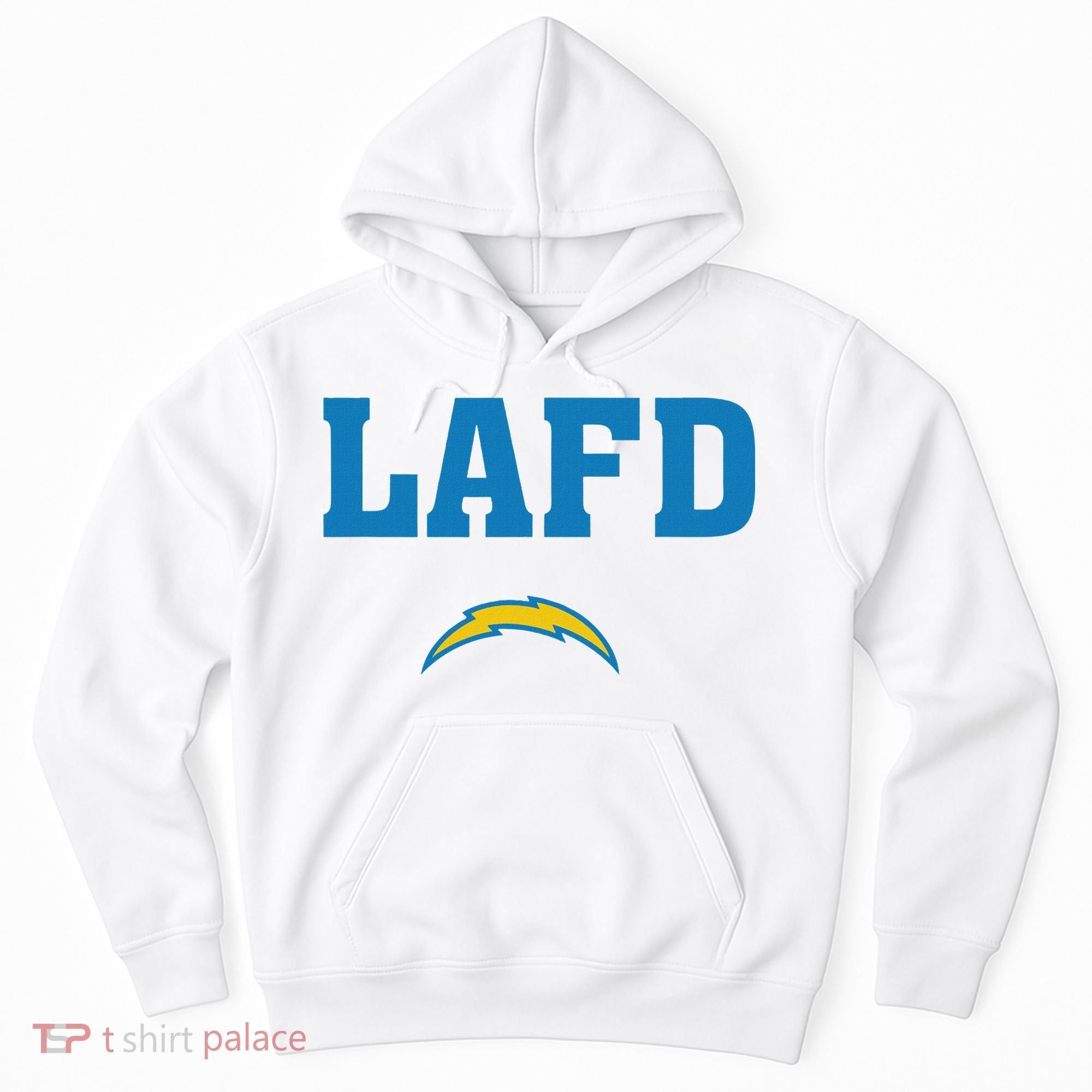 Lafd Style Blue Hoodie