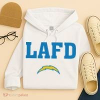 Lafd Style Blue Hoodie thumb 4