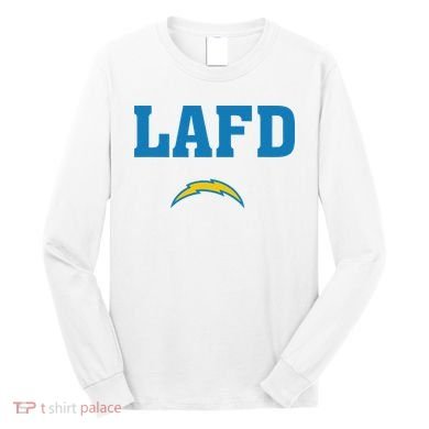 Lafd Style Blue Long Sleeve Shirt