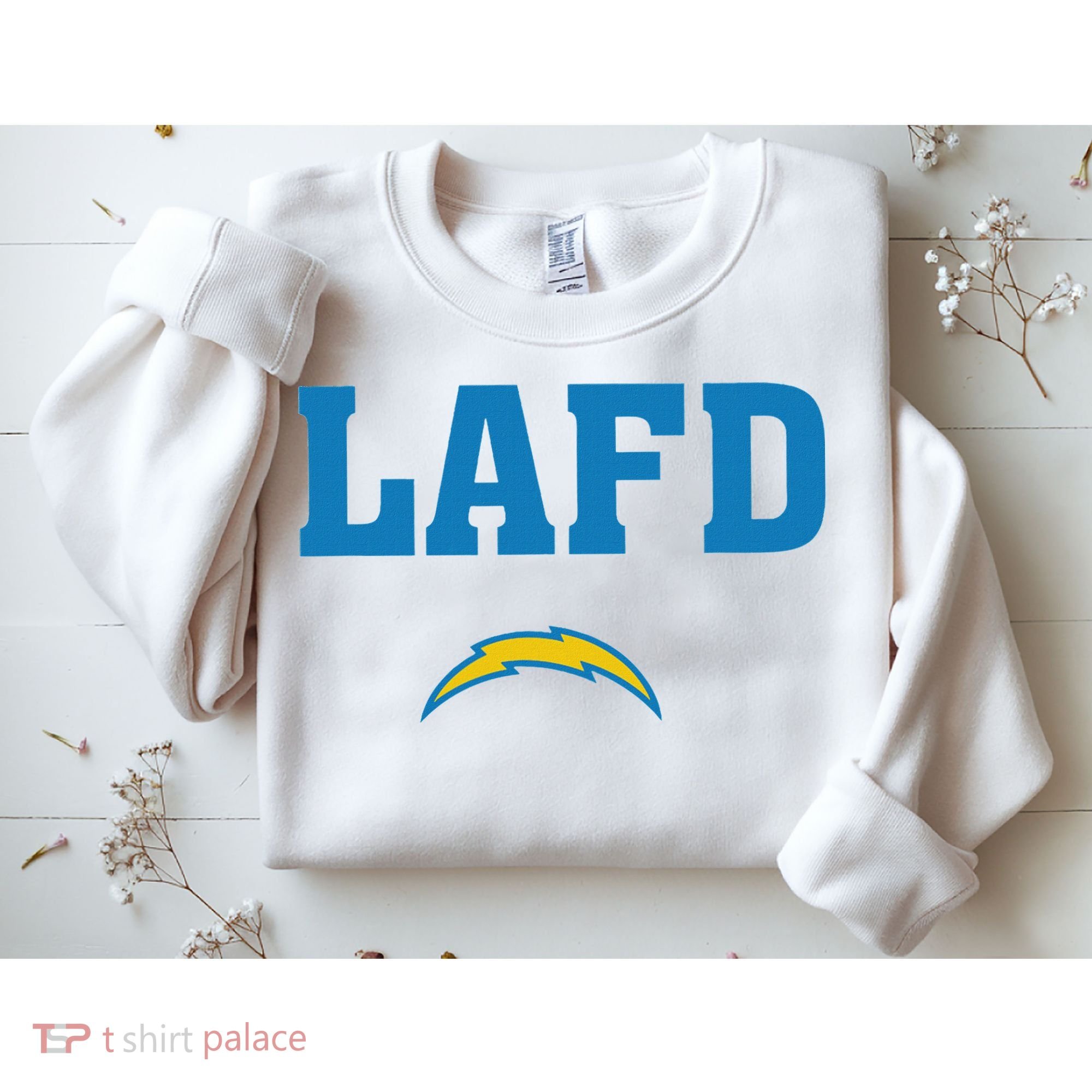 Lafd Style Blue Sweatshirt