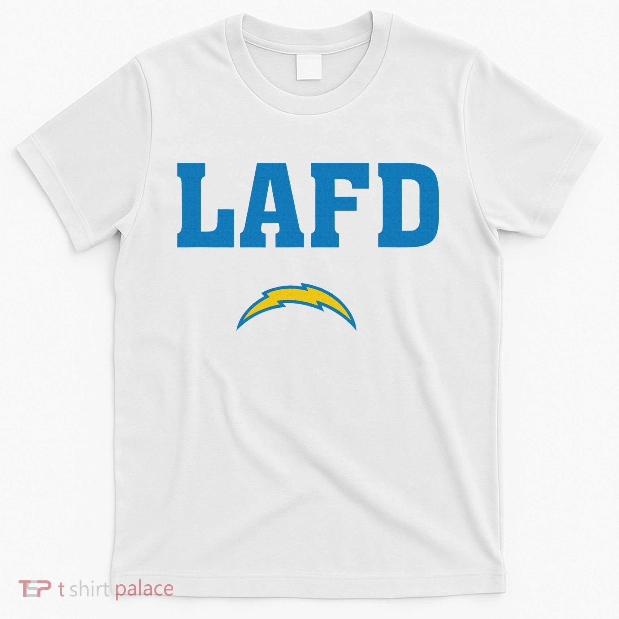 Lafd Style Blue T-Shirt