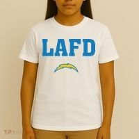 Lafd Style Blue T-Shirt thumb 4