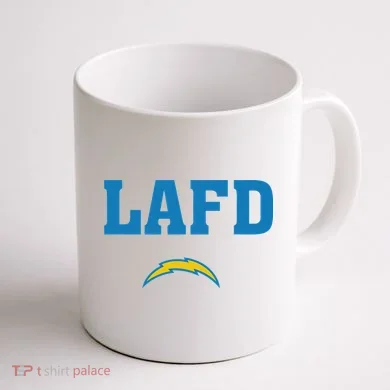 Lafd Style Blue Coffee Mug back