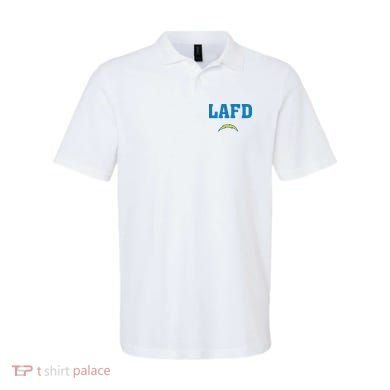 Lafd Style Blue Polo