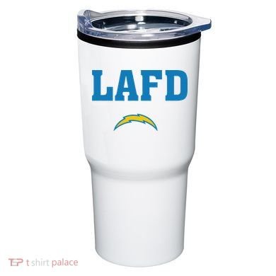 Lafd Style Blue Tumbler