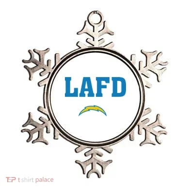 Lafd Style Blue Ornament