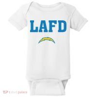 Lafd Style Blue Baby Bodysuit thumb 0