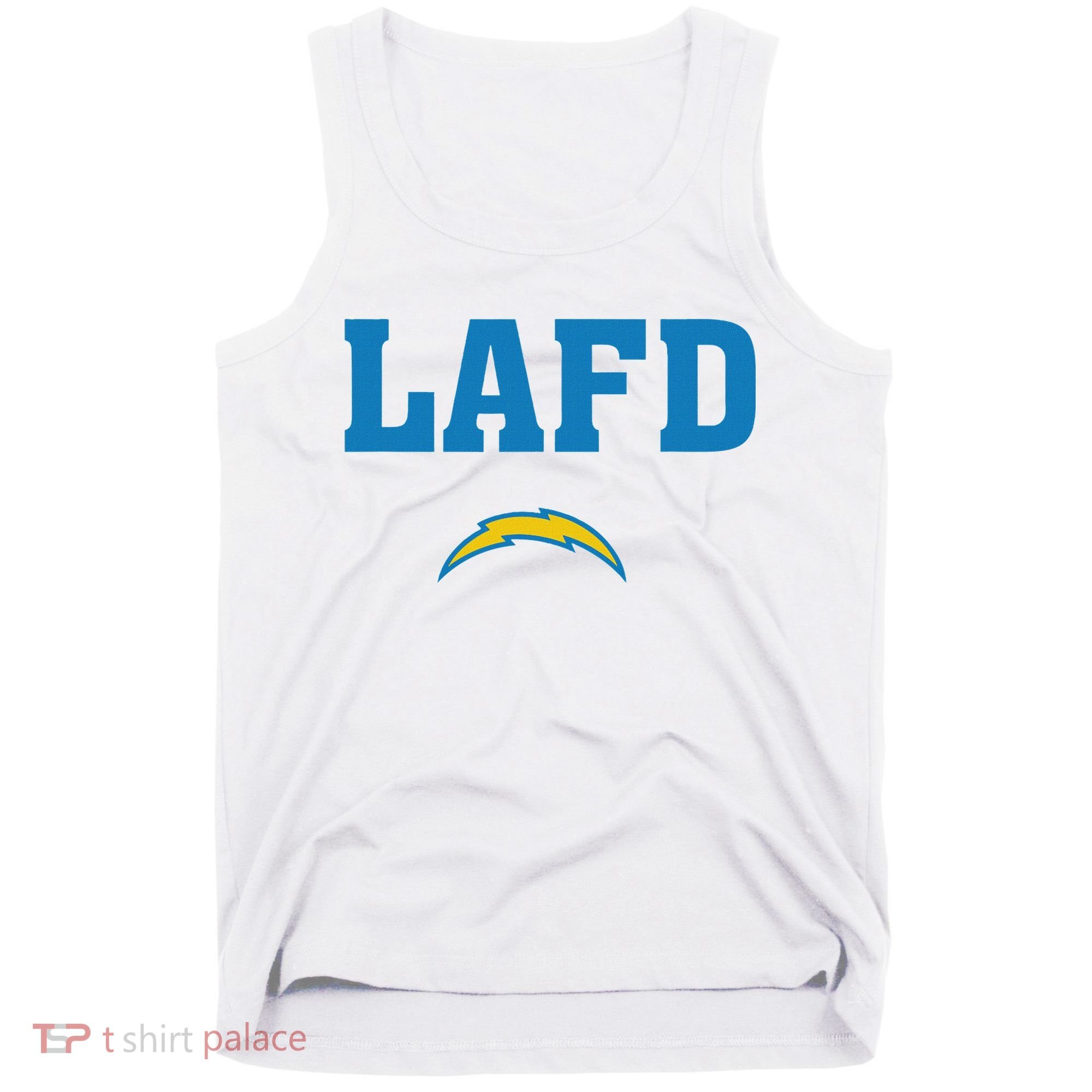 Lafd Style Blue Tank Top