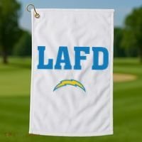 Lafd Style Blue Golf Towel thumb 1