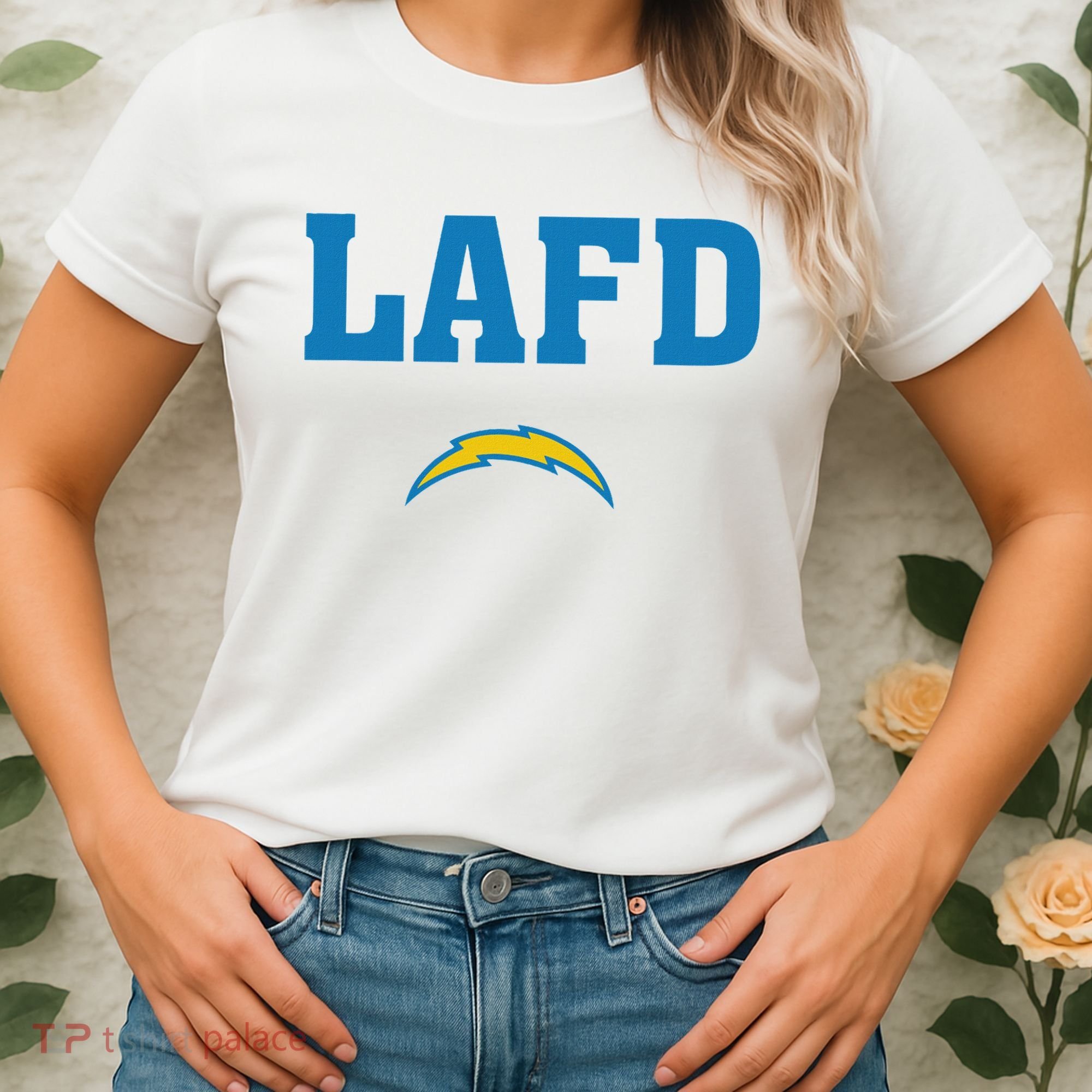 Lafd Style Blue Women's T-Shirt