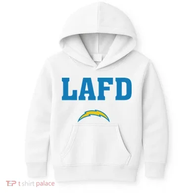 Lafd Style Blue Kids Hoodie