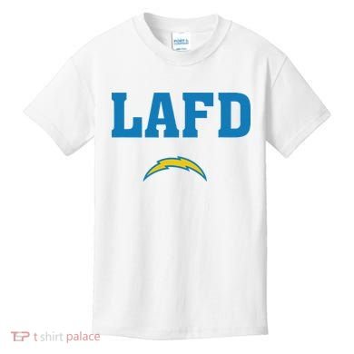Lafd Style Blue Kids T-Shirt