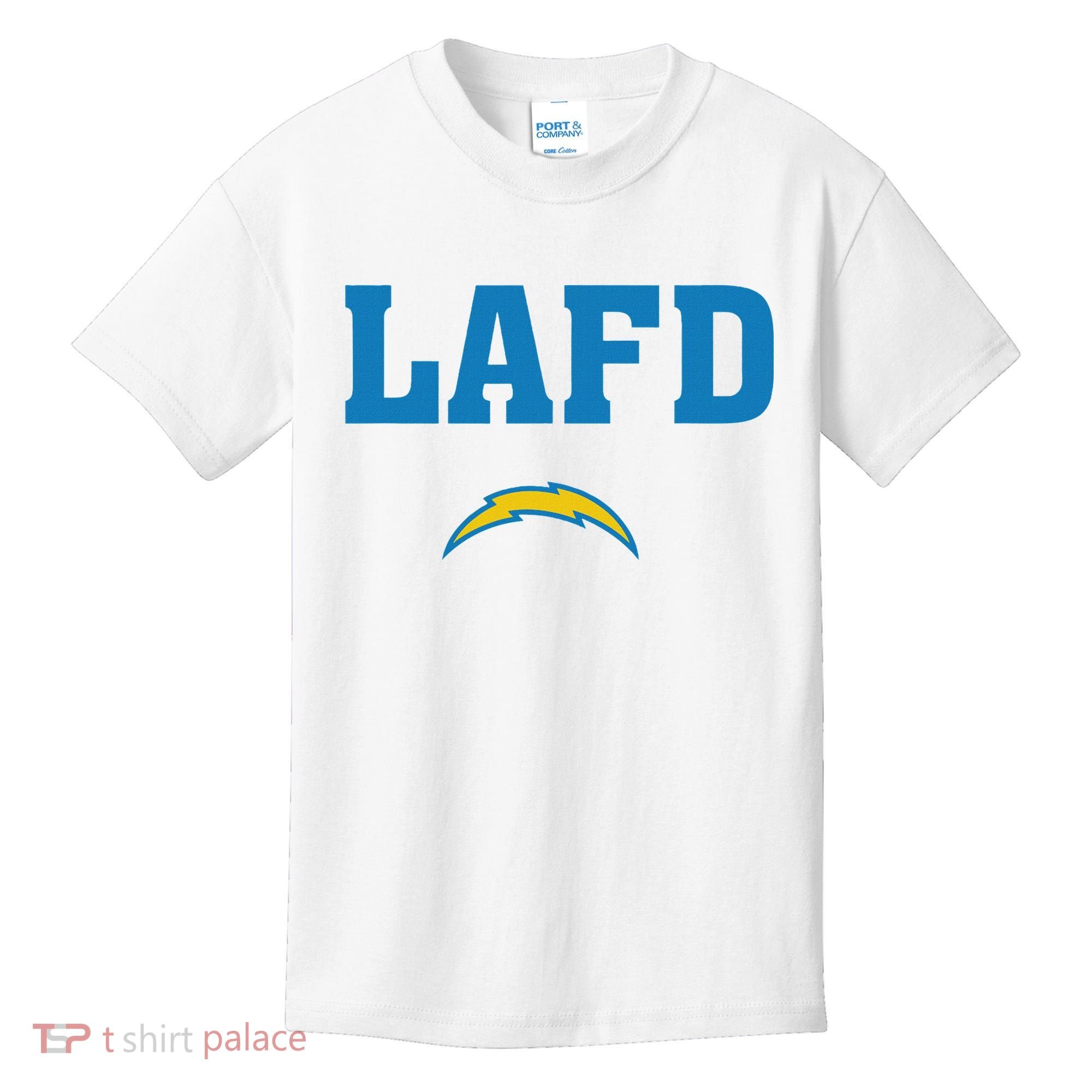 Lafd Style Blue Kids T-Shirt