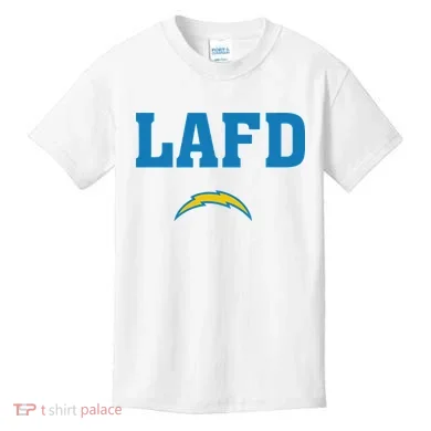 Lafd Style Blue Kids T-Shirt