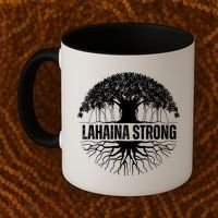 Lahaina Strong Banyan Tree Maui Wildfire Coffee Mug thumb 2