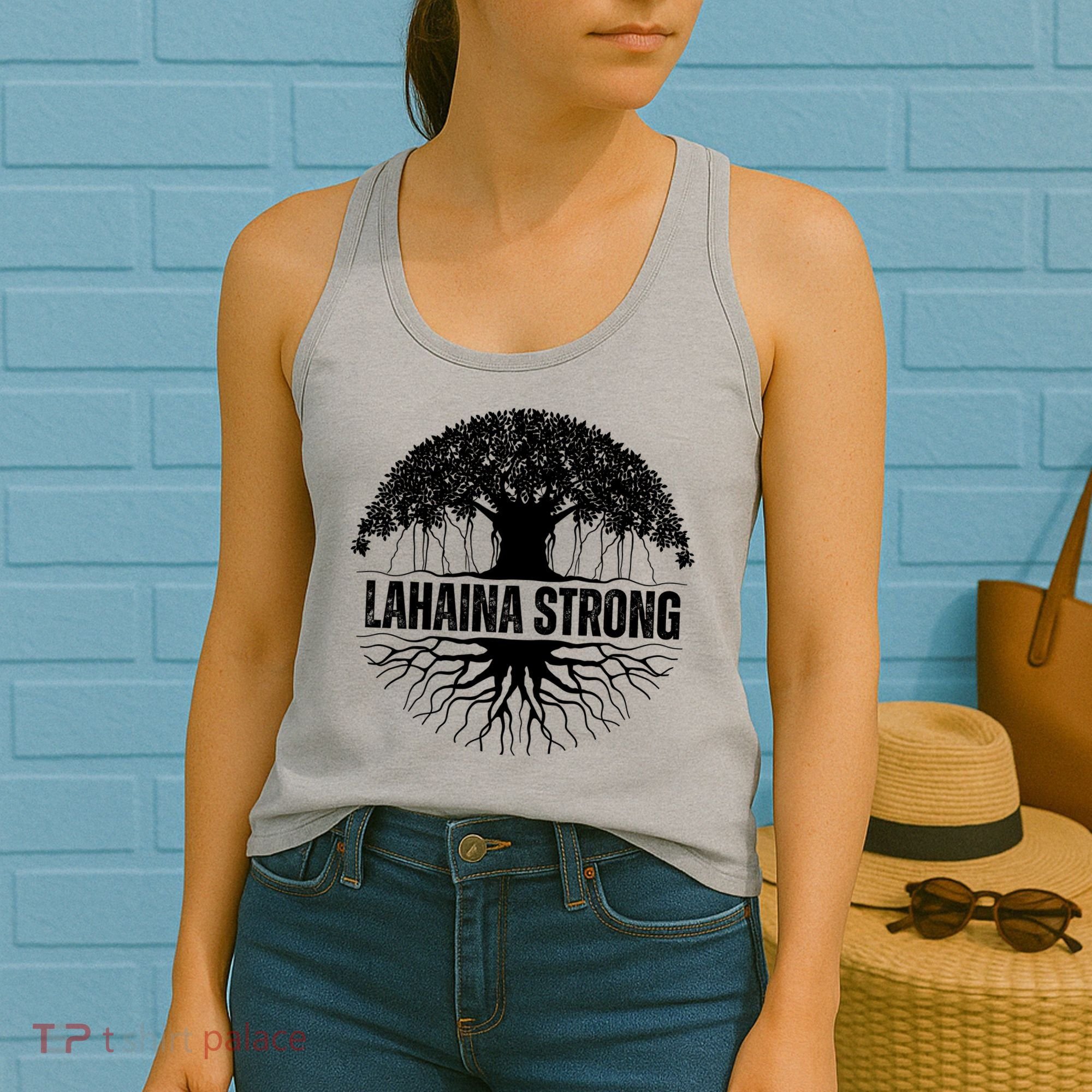 Lahaina Strong Banyan Tree Maui Wildfire Women's Tank Top
