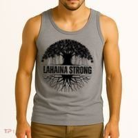 Lahaina Strong Banyan Tree Maui Wildfire Tank Top thumb 3
