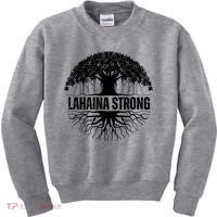 Lahaina Strong Banyan Tree Maui Wildfire Kids Sweatshirt thumb 0