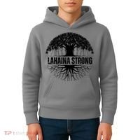 Lahaina Strong Banyan Tree Maui Wildfire Kids Hoodie thumb 4