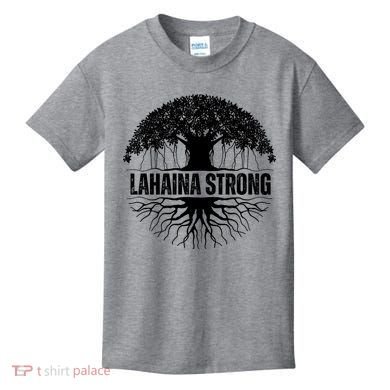 Lahaina Strong Banyan Tree Maui Wildfire Kids T-Shirt