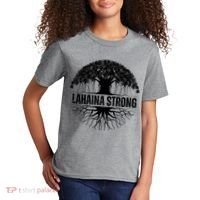 Lahaina Strong Banyan Tree Maui Wildfire Kids T-Shirt thumb 2