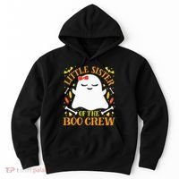 Little Sister Boo Crew Ghost Matching Family Halloween Hoodie thumb 0
