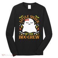 Little Sister Boo Crew Ghost Matching Family Halloween Long Sleeve Shirt thumb 0