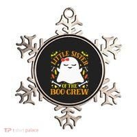 Little Sister Boo Crew Ghost Matching Family Halloween Ornament thumb 0