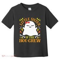 Little Sister Boo Crew Ghost Matching Family Halloween Toddler T-Shirt thumb 0