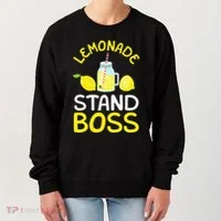 Lemonade Stand Boss Lemon Juice Gift Women's Sweatshirt thumb 0