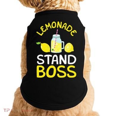 Lemonade Stand Boss Lemon Juice Gift Doggie Tank