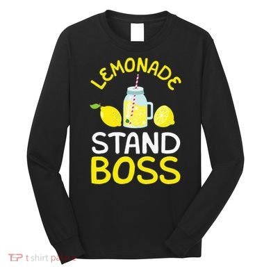 Lemonade Stand Boss Lemon Juice Gift Long Sleeve Shirt