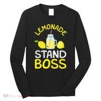 Lemonade Stand Boss Lemon Juice Gift Long Sleeve Shirt thumb 0